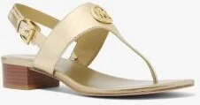 Hannah Metallic Nylon Blend T-Strap Sandal - Image 2