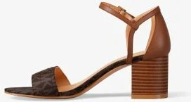 Hannah Signature Logo Block Heel Sandal - Image 6