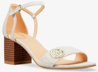 Hannah Signature Logo Block Heel Sandal - Image 8