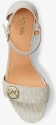 Hannah Signature Logo Block Heel Sandal - Image 11