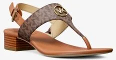 Hannah Signature Logo T-Strap Sandal - Image 5