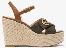 Hannah Signature Logo Wedge Sandal - Image 3