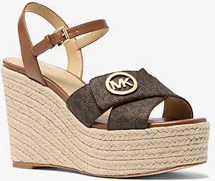 Hannah Signature Logo Wedge Sandal