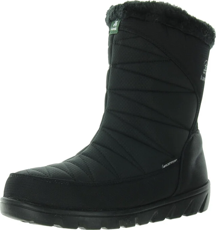 HANNAH ZIP Womens Faux Fur Lined Man Made Winter & Snow Boots