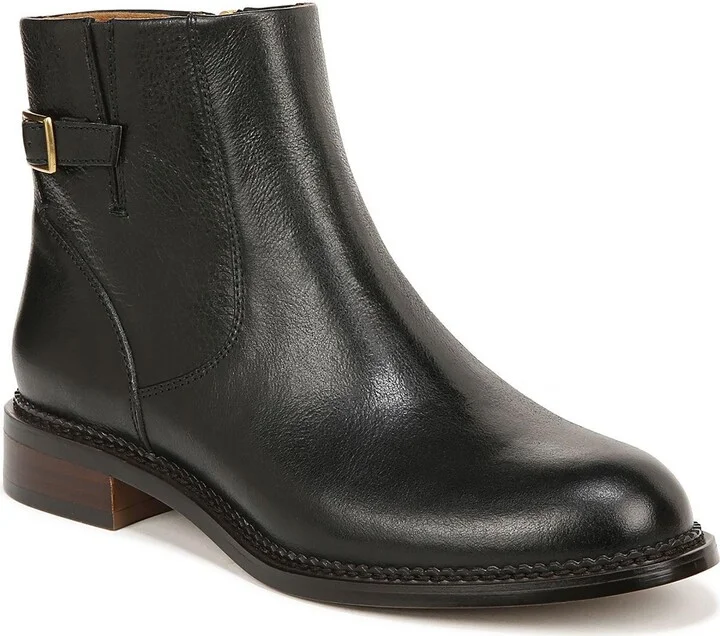 Hansa Womens Leather Ankle Booties