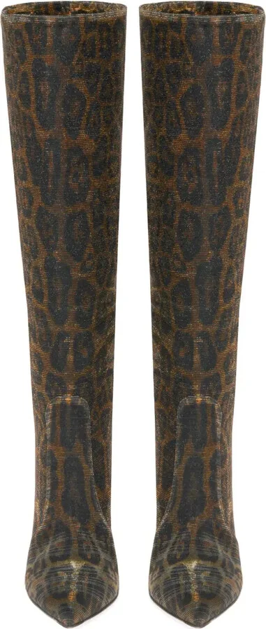 Hansen 85mm leopard-print boots - Image 2