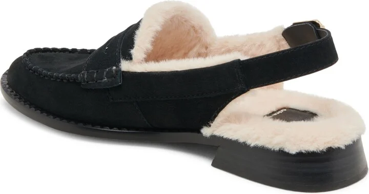Hardi Faux Fur Slingback Flat - Image 2