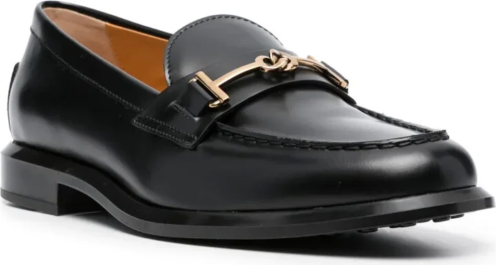 Hardware-Detail Polished Loafers - Image 2