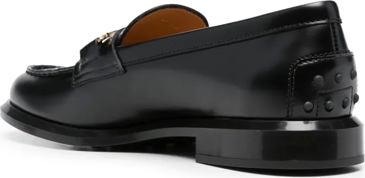 Hardware-Detail Polished Loafers - Image 3