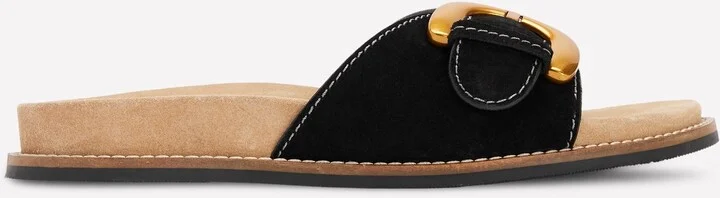 Hardware Mule Sandal, Black