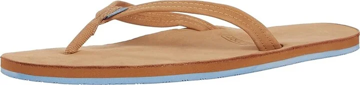 hari mari Fields Women's Sandals Tan/Dusty Blue : 6 M, Suede - Image 2