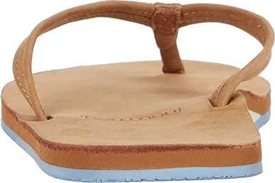 hari mari Fields Women's Sandals Tan/Dusty Blue : 6 M, Suede - Image 5