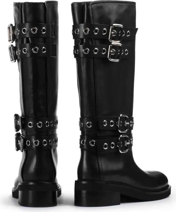 Harley buckled leather boots - Image 3