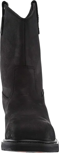 Harley-Davidson Altman Composite Toe Men's Pull-on Boots Black : 7 D - Medium, Leather - Image 6