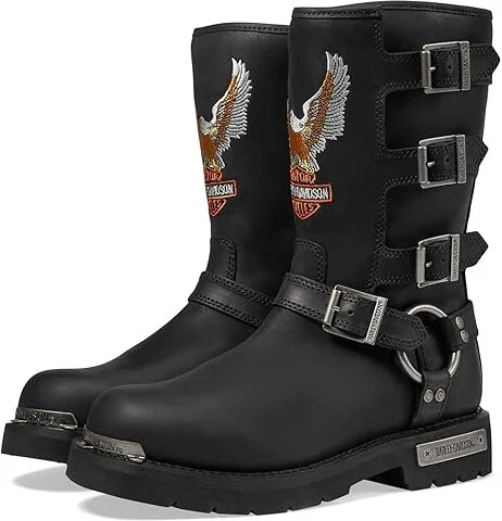 Harley-Davidson Corley Women's Boots Black : 5 B - Medium, Leather