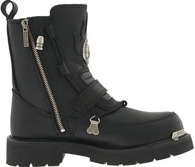 Harley-Davidson Distortion Men's Boots Black : 9 D - Medium, Leather - Image 8