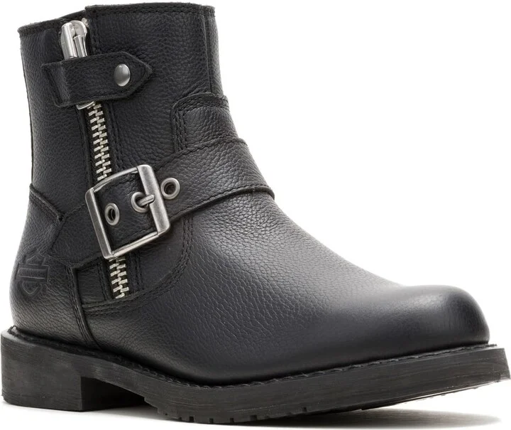 HARLEY-DAVIDSON FOOTWEAR Women's Addie Zip Motorcycle Boot