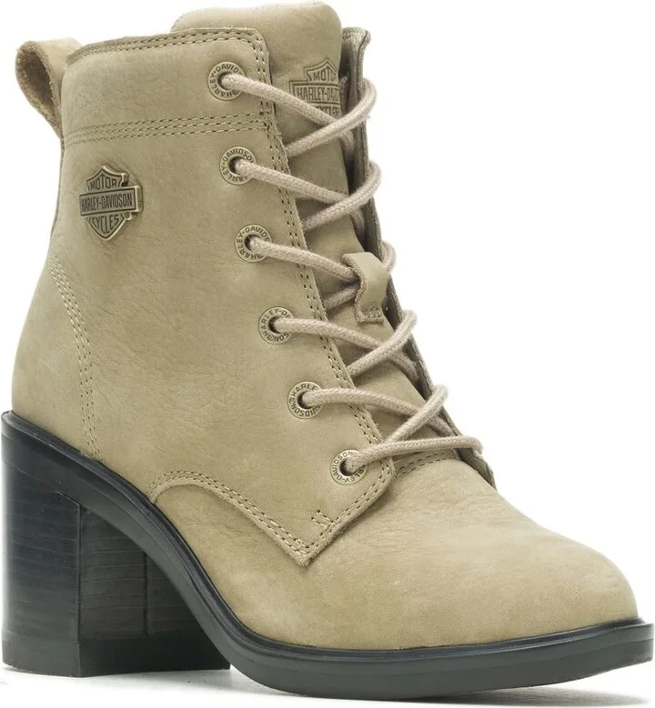 HARLEY-DAVIDSON FOOTWEAR Women's Corby Lace Motorcycle Boot