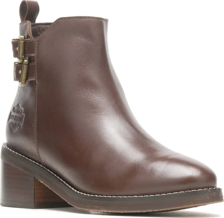 HARLEY-DAVIDSON FOOTWEAR Women's Jonetta Buckle Motorcycle Boot