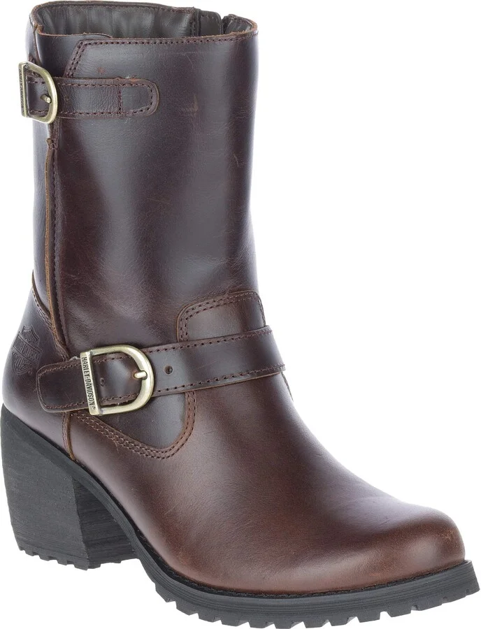 HARLEY-DAVIDSON FOOTWEAR Women's Lalanne Engineer Motorcycle Boot