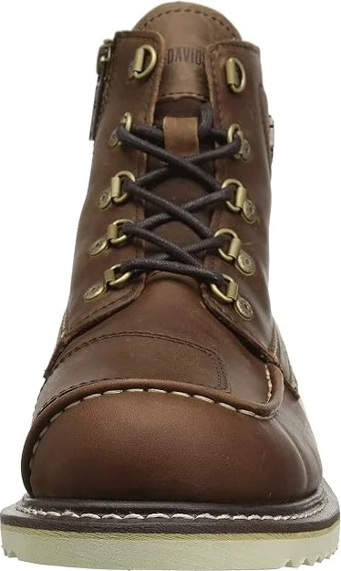 Harley-Davidson Hagerman Men's Lace-up Boots Brown : 9 D - Medium, Leather - Image 6