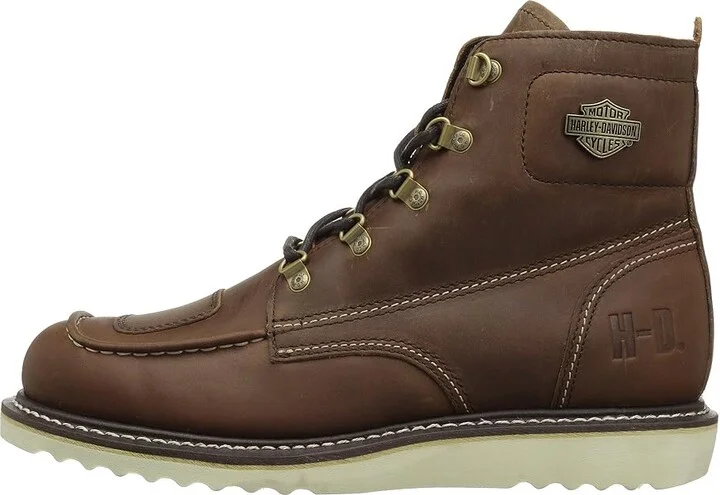 Harley-Davidson Hagerman Men's Lace-up Boots Brown : 9 D - Medium, Leather - Image 7