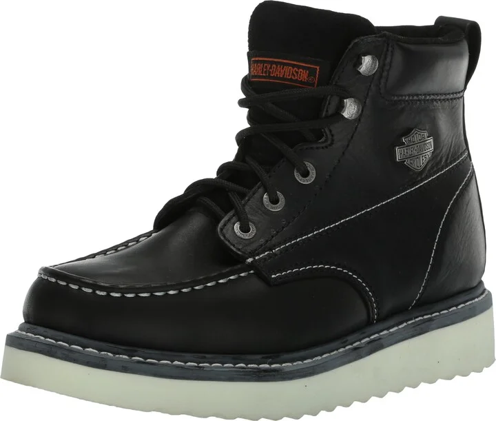 Harley-Davidson Men's Beau 7.5 Inch Wedge Boot Motorcycle