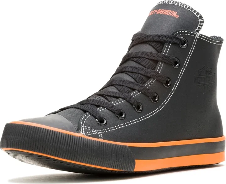 Harley-Davidson Men's Nathan Leather Motorcycle Casual Sneaker Vulcanized