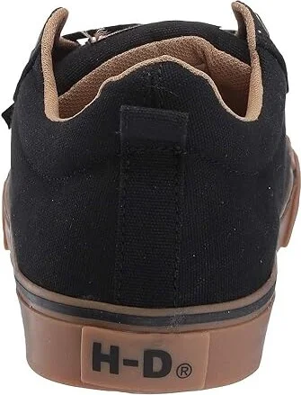 Harley-Davidson Torland Women's Lace up casual Shoes Black : 5.5 B - Medium, Canvas - Image 5