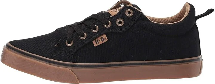 Harley-Davidson Torland Women's Lace up casual Shoes Black : 5.5 B - Medium, Canvas - Image 7