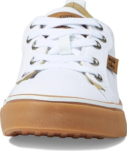 Harley-Davidson Torland Women's Lace up casual Shoes White : 5.5 B - Medium, Canvas - Image 6