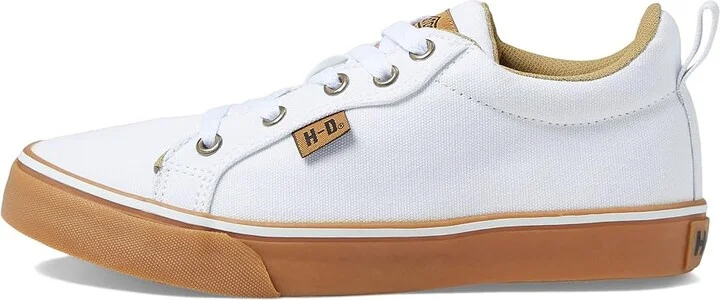 Harley-Davidson Torland Women's Lace up casual Shoes White : 5.5 B - Medium, Canvas - Image 7