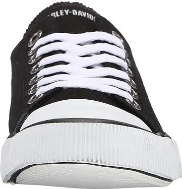 Harley-Davidson Zia Women's Lace up casual Shoes Black : 6 B - Medium, Canvas - Image 6