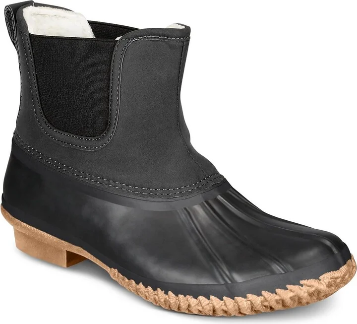 Harlii Womens Faux Leather Pull-on Ankle Boots