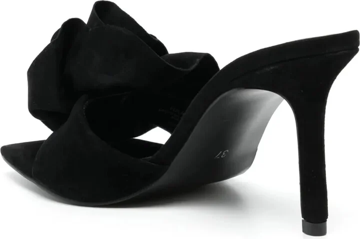 Harlow 100mm floral-appliqué mules - Image 3