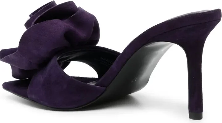 Harlow 85mm floral-appliqué sandals - Image 3
