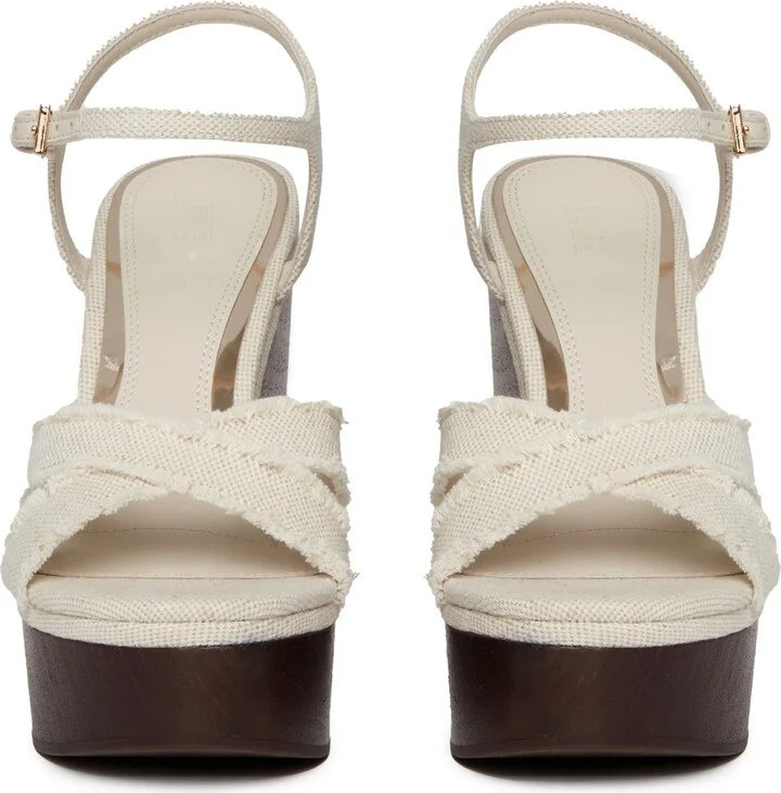 Harlow Ankle Strap Platform Wedge Sandal - Image 4