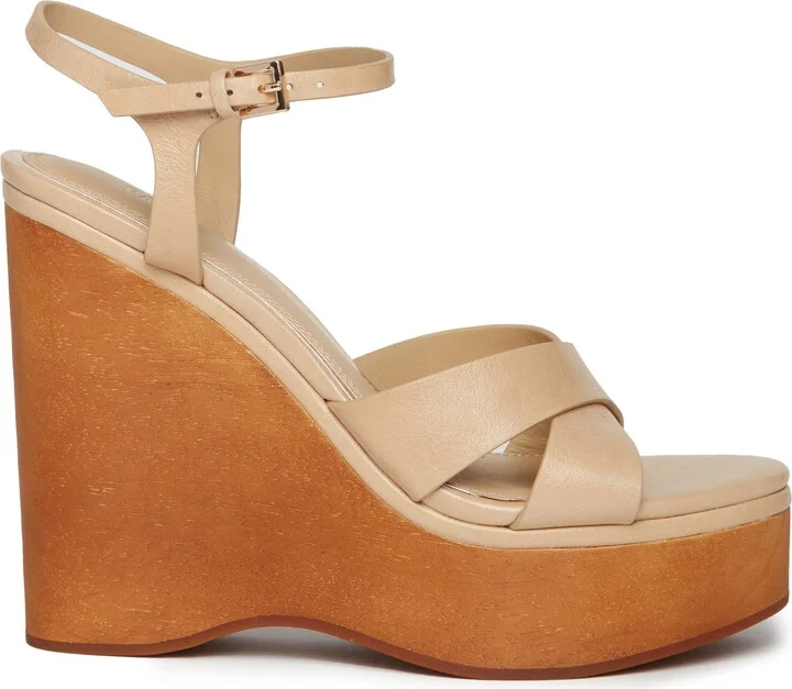 Harlow Ankle Strap Platform Wedge Sandal - Image 8