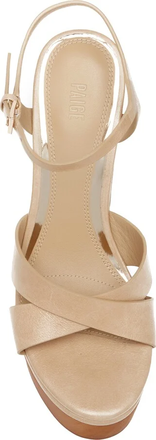 Harlow Ankle Strap Platform Wedge Sandal - Image 10