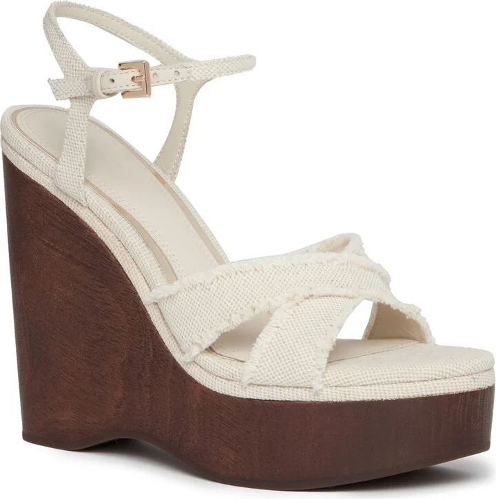 Harlow Ankle Strap Platform Wedge Sandal