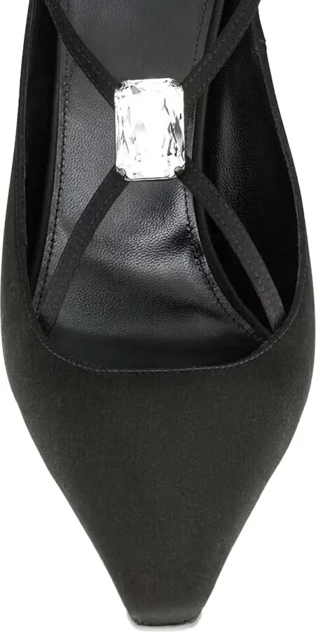 Harlow crystal-embellished slingback pumps - Image 3