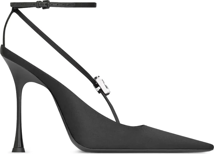 Harlow crystal-embellished slingback pumps