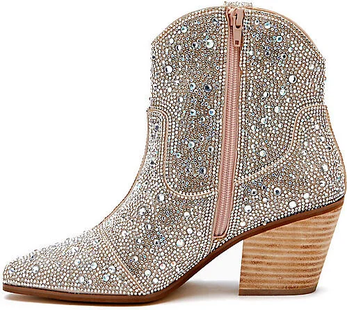 Harlow Rhinestone Booties - Image 3