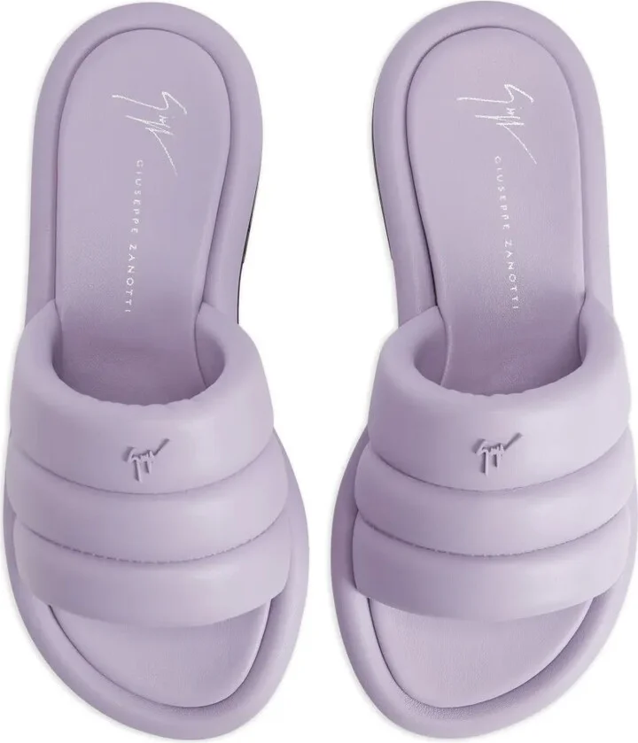 Harmande quilted flat slides - Image 4