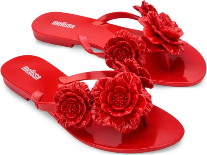 Harmonic Springtime floral-embellished flip flops - Image 2