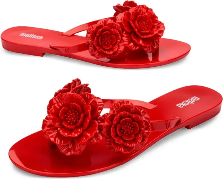 Harmonic Springtime floral-embellished flip flops - Image 3
