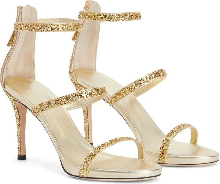 Harmony 90mm glitter sandals - Image 2