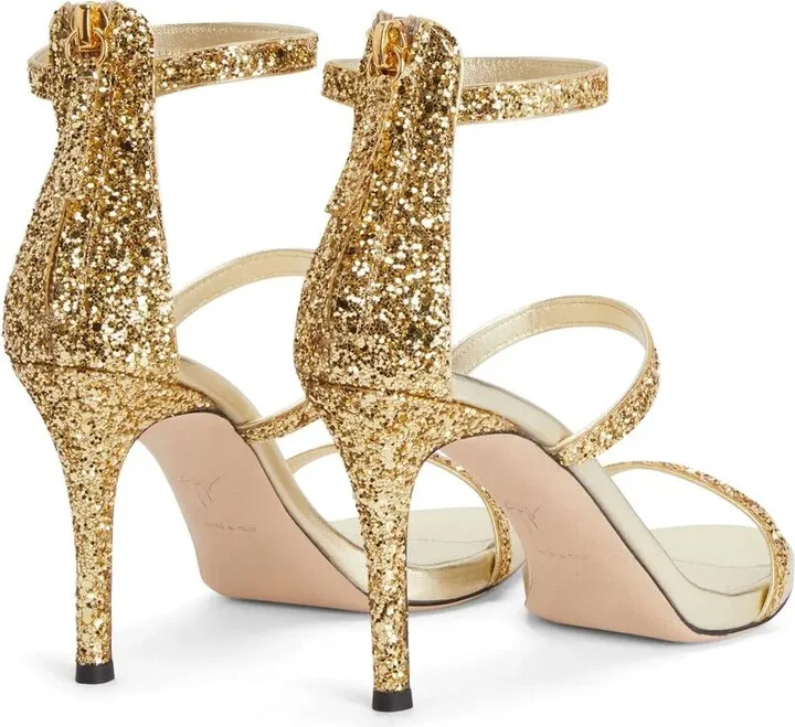 Harmony 90mm glitter sandals - Image 3