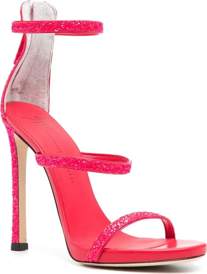 Harmony glitter-detail heeled sandals - Image 2