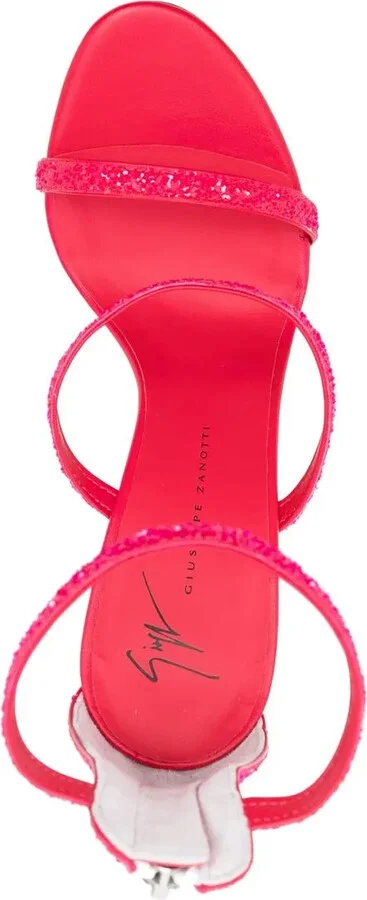 Harmony glitter-detail heeled sandals - Image 4